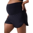 thumbnail image 5 of Ingrid & Isabel For Every Belly Women's Maternity Ribbed Henley Tank & Short Set, Sizes S-XXXL, 5 of 7