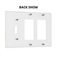 thumbnail image 2 of Hand Drawn Forest Switch Cover Decorative Wall Plate 3-Gang 2-Decor 1-Toggle Standard Size, 2 of 5