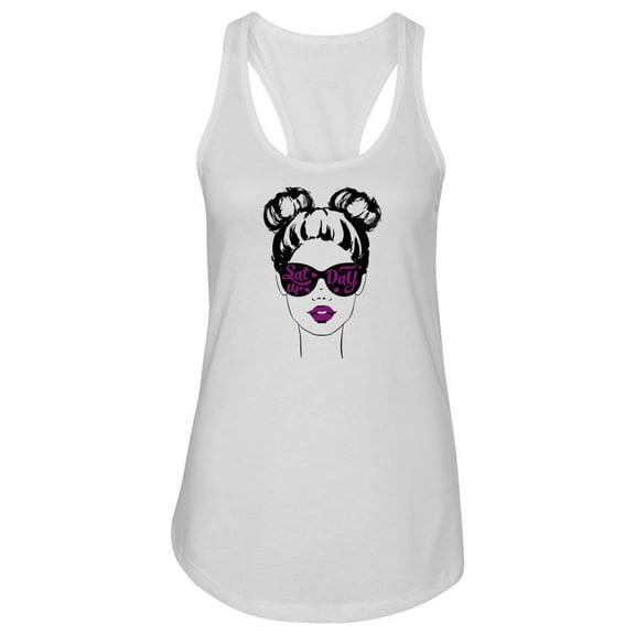 Women With Saturday Sunglasses. Tank Women -Image by Shutterstock, Female Small