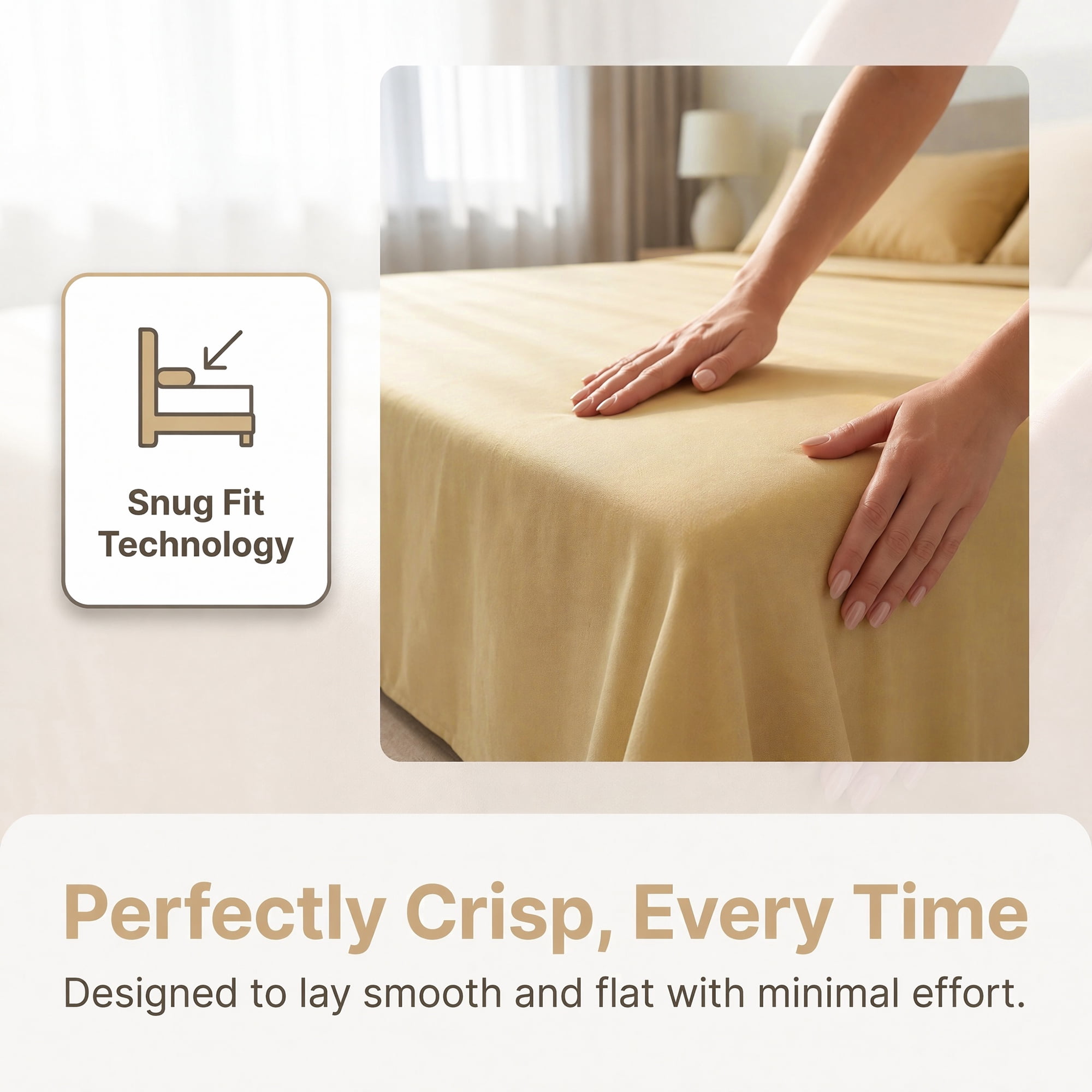 Unique Bargains Cotton Gauze Bed Sheet Soft Flat Sheet Cozy Bedding Creamy Yellow 91"x96"