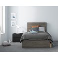 thumbnail image 1 of Nexera 3-Piece Bedroom Set With Bed Frame, Grey, Twin, 1 of 7