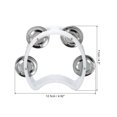 thumbnail image 2 of Unique Bargains 1pcs Wrist Bells, Jingle Bells Ankle Bell Hand Bell Percussion Instruments Musical Rhythm Band Plastic, White, 2 of 5