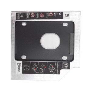 To  2nd SSD HDD Hard Drive Caddy, 9.5mm Universal 2.5in HDD Caddy Bay 2.5in DIY Installation  for Laptop