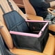 thumbnail image 4 of Asiento de coche impermeable para mascotas, cinturón antideslizante, apertura del cinturón de seguridad, cobertura sintetizada, protección del asiento trasero, apto para gatos y perros., 4 of 5