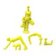 thumbnail image 1 of 5 Piezas Figura Resina Estatua Postura Escultura Decorativa Ornamentación Creativa adecuada para regalo decoración de hogar oficina jardín, 1 of 9