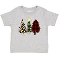 thumbnail image 3 of Inktastic Three Christmas Trees in Plaid and Leopard Print Boys or Girls Baby T-Shirt, 3 of 5