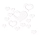 thumbnail image 1 of Bewildely 16 unids/set amor corazón espejo pegatina acrílico 3D espejo papel tapiz DIY extraíble pegatinas de pared de salón Decoración del hogar, 1 of 6