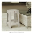 thumbnail image 4 of Kit 4 Bancos Redondo Rattan Para Exterior E Interior (Blanco Cantera), 4 of 4