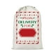 thumbnail image 2 of Bolsa De Tela Con Cordón Bolsa Grande De Lona Con Cordón De 70x50cm Con Diseños Festivos Para Envolver Regalos Y Guardar Objetos Decorativos, Color Blanco (1 Unidad) Rkxzt, 2 of 7