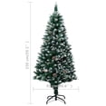 thumbnail image 4 of vidaXL Artificial Christmas Tree LEDs&Pine Cones&White Snow 150 cm, 4 of 5