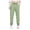 Green, variant on Men's Summer Thin Ice Silk Quick Drying Ice Cool Slacks Air Conditioned Harlan Harbor Style Cargo Sports Leggings Harem Pants