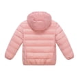 thumbnail image 4 of HAOTAGS Girls Down Jacket (2-13) Casual Winter Hooded Warm Nylon Spandex Quilted Coat Pink Size 12, 4 of 9