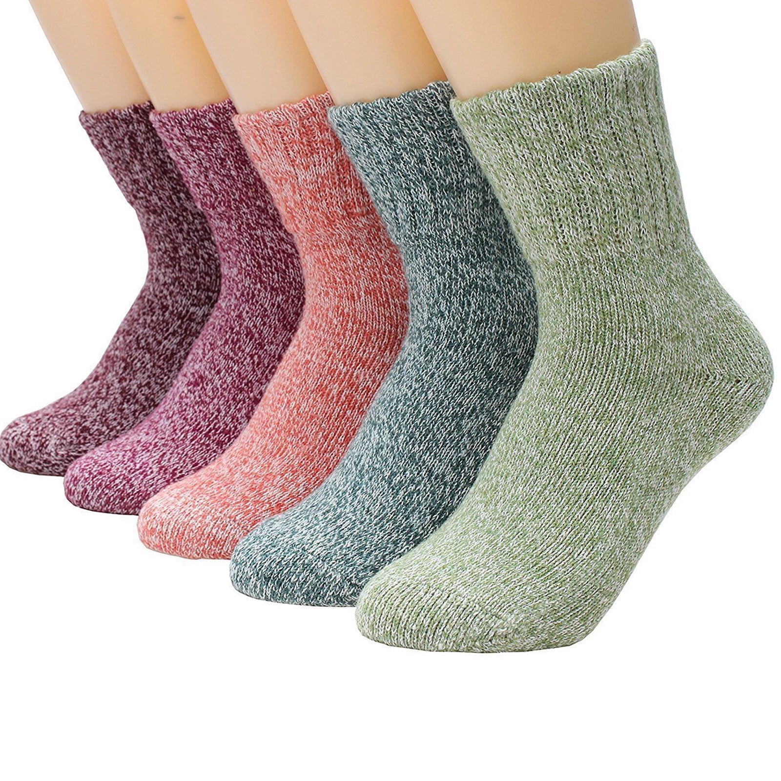 5/10 Pairs Baby 100%Wool Cashmere Thick Warm Solid Boy Girls Kids Socks 0-6Y
