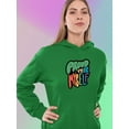 thumbnail image 2 of Proud To Be Myself. Hoodie Women -Smartprints Designs, Female x-Large, 2 of 4