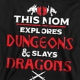 thumbnail image 2 of Popfunk Dungeons & Dragons Mother's Day Slay Dragons Adult Pull-Over Hoodie, Black, 3X-Large, 2 of 5