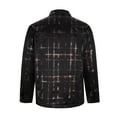 thumbnail image 4 of qolati Plaid Shirts for Men Long Sleeve Button Down Shirts Regular Fit Bigs and Talls Casual Work Shirt Spring, 4 of 6