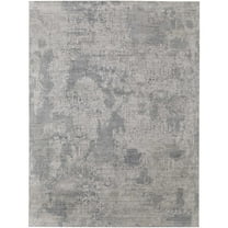 Feizy Eastfield Modern Abstract, Silver/Gray, 5' x 8' Area Rug Sheen Handmade Casual Distressed Floor Rug for Living room Bedroom