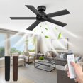 thumbnail image 1 of Ventilador de Techo Fanbulous 42" Montaje Empotrado Negro con Control Remoto y 6 Velocidades, 1 of 8