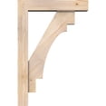 thumbnail image 3 of Ekena Millwork 5 1/2"W x 24"D x 36"H Merced Block Smooth Bracket w/ Offset Brace, Douglas Fir, 3 of 25
