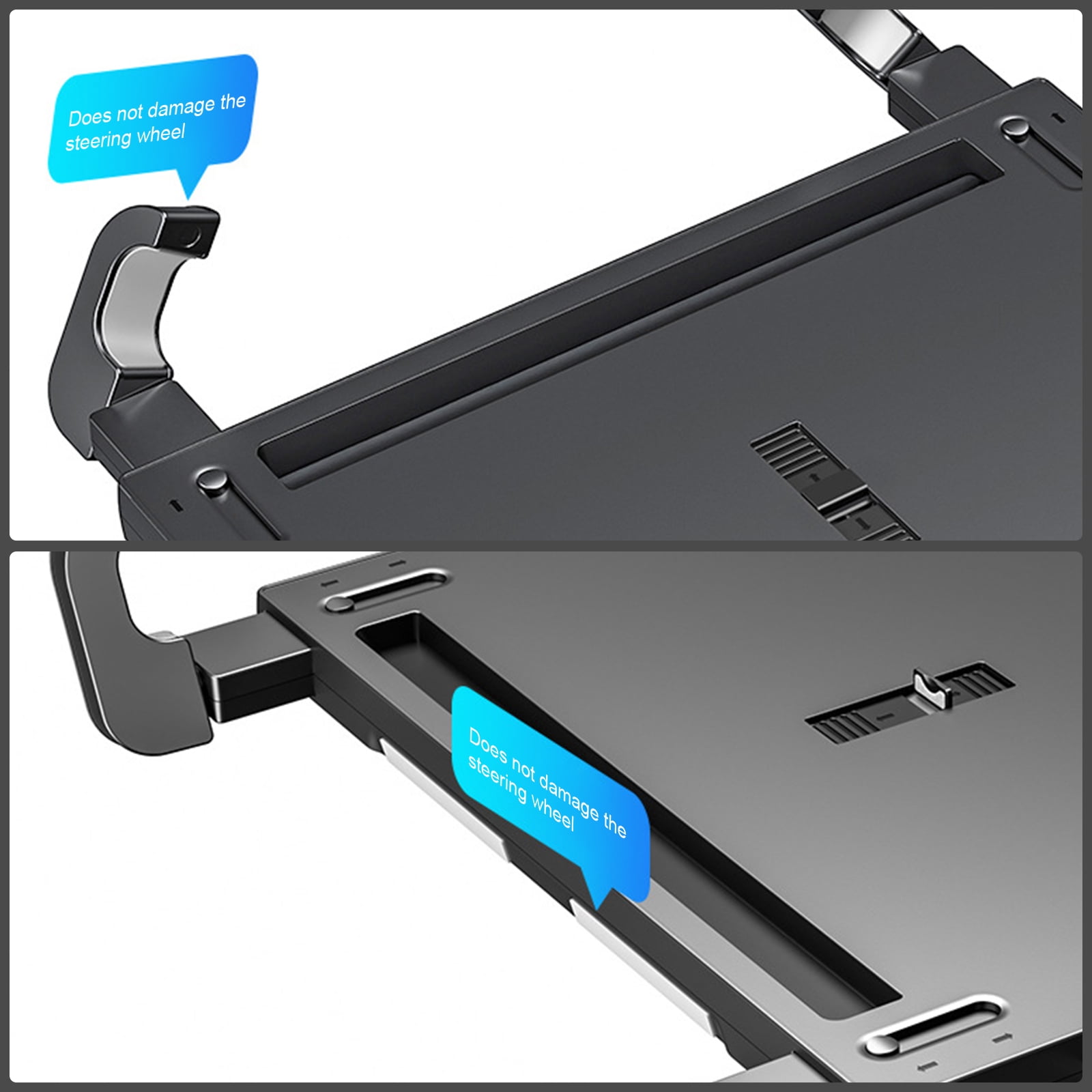 golytefs Car Steering Wheel Tray Car Desk for Eating Food Drink And Writing Laptop Work