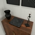 thumbnail image 6 of Amaya Decorative Metal Tray, Small Black, 6 of 9