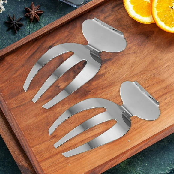 2 Pieces Stainless Steel Salad Hands Multifunctional Salad Tools Salad Tongs