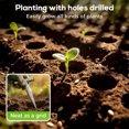 thumbnail image 4 of 1PCS Stainless Steel Plant Hole Tool, Handheld Garden Dibber, SeedPlanter Tool for Sowing, Fertilizing, Transplanting, Bulb,Vegetable SeedPlanting, Pointed Garden Loosening Tool, 4 of 9