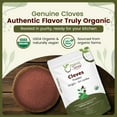 thumbnail image 2 of Organic Way Cloves Powder (Syzygium aromaticum) - Aromatic Spice | Organic & Kosher Certified | Raw, Vegan, Non GMO & Gluten Free | USDA Certified | Origin - Sri Lanka (1/4LBS / 4Oz), 2 of 7