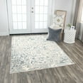 thumbnail image 2 of Alora Decor Glamour 5'3"x7'6" Vine/Scroll Cream/Gray/Rust/Blue Area Rug, 2 of 5