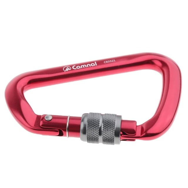 Mosquetón de Escalada en Roca 28KN LockAuto Lock Sharpla Rojo
