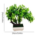 thumbnail image 2 of SHIMELE Simulated Welcome Potted Plant Fake Flowers Peacock Tree Bonsai Home Decor Artificial Greenery Decoration 24CM, 2 of 2