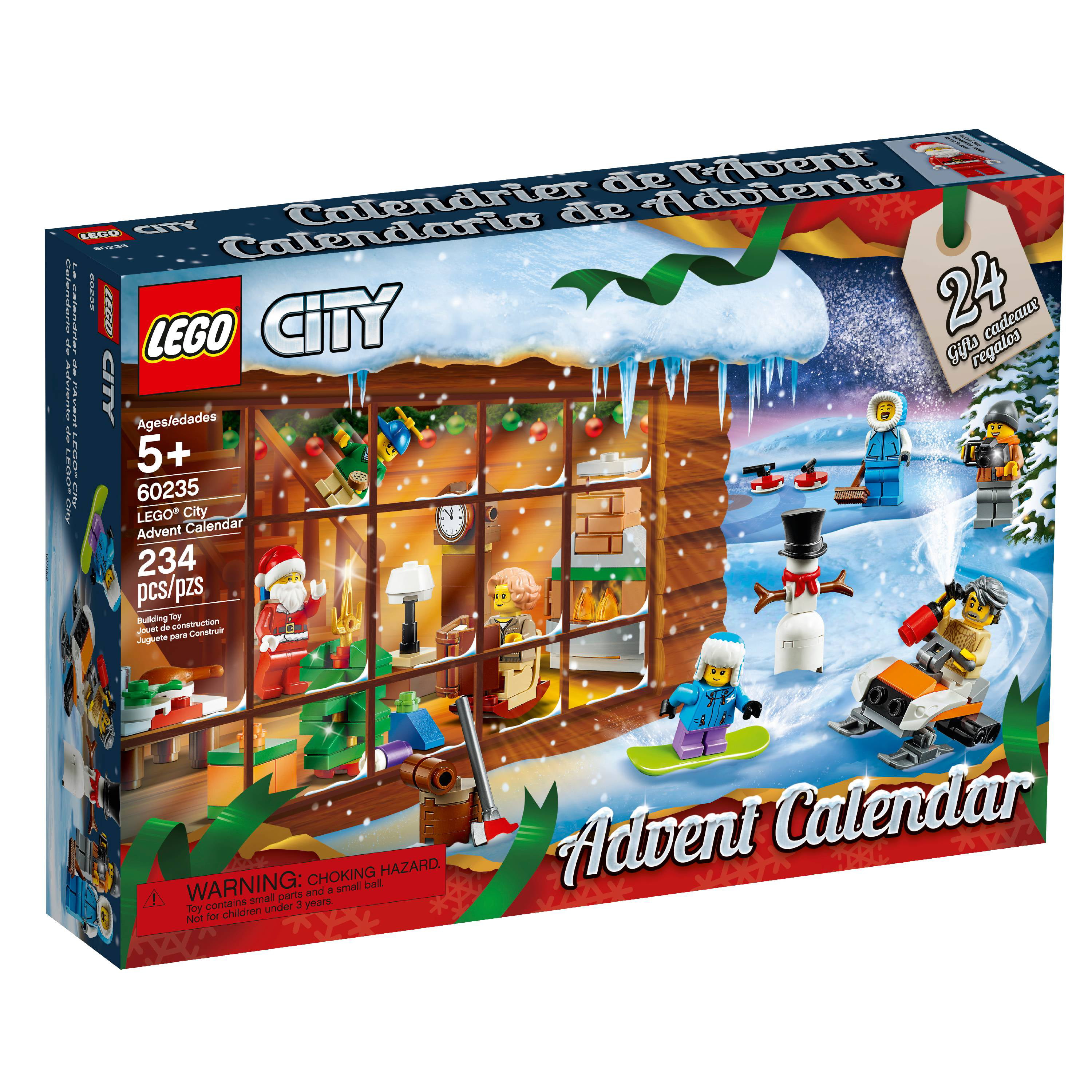BRAND NEW FACTORY SEALED Christmas LEGO City Advent Calendar 2019 #60235 