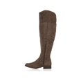 thumbnail image 3 of Womens AR35 Adarra Wide Calf Over The Knee Boots, Truffle, 3 of 5