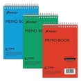 thumbnail image 1 of Cuaderno Ampad Efficiency reciclado 4x6 alambre apertura superior surtido 3x paquete rojo/azul/verde, 1 of 3