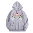 thumbnail image 3 of WILLBEST Sudadera con Capucha Merry Christmas para Mujer Sudadera con Capucha con Estampado Navideño Divertido Camiseta Navideña Informal de Manga Larga 380 Chica​​, 3 of 4
