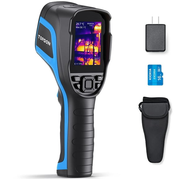 TOPDON TC004 Thermal Imaging Camera 256 x 192 IR High Resolution 12-Hour Battery Life Thermal Camera Handheld Infrared Camera