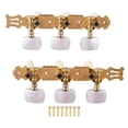 thumbnail image 2 of Classical Guitar Machine Heads, Easy To Install Replacement Rust Proof 2Pcs Guitar String Tuning Pegs Solid Metal with Screw for Musical Instruments, 2 of 7