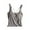 Dark Gray, variant on WREESH Women Criss Cross Back Tank Top with Built in Bra Stretchy Fitness Crop Yoga Cami Gym Workout Tops