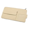 thumbnail image 3 of Visor Organizer Multi Component Durable Car Storage Bag Business Card beige Sharpla Organizador de parasol automático, 3 of 8