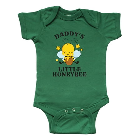 

Inktastic Cute Bee Daddy s Little Honeybee with Stars Gift Baby Boy or Baby Girl Bodysuit
