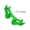 Green, variant on ABS Molded Cover Wind Resistant Front Fairing Winglets Motorcycle Accessories Easy to Install for ZX4R ZX25R