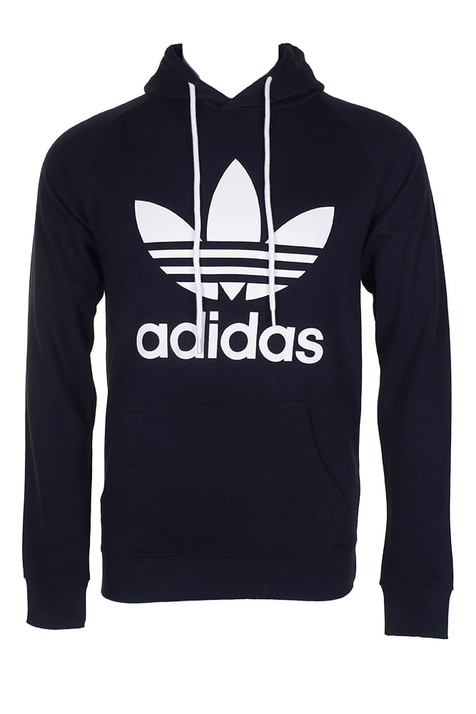 【関税・送料込み】adidas Originals Point Logo Sweat Hoodie Adidas Men's Sweatshirt Hoodie Pullover 3 Stripe Logo
