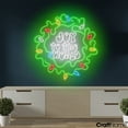 thumbnail image 3 of Craftnamesign Joy To The World Neon Sign, Joy To The World Led Light, Christmas Quote Wall Art, 3 of 5