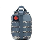 Tactical MOLLE Rip Away EMT First Aid IFAK Pouch Medical Empty Bag(Blue)