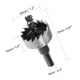 thumbnail image 3 of Uxcell Sierra de corona HSS de 30mm para taladro de acero inoxidable y metal, 3 of 5