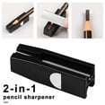 thumbnail image 1 of Line Eyebrow Pencil Sharpener Aid for Beginner Auxiliary Device for Eyebrow Pencil Sharpener Makeup Pencil Tool 2-in-1 Micro Eyebrow Pencil Sharpener Makeup Supplies, 1 of 8