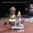 thumbnail image 3 of Kmbangi Tathagata Backflow Incense Burner Ceramic Creative Crafts Ornament, 3 of 6