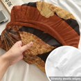 thumbnail image 4 of Twin Sze Fitted Sheet Set - Thanksgiving Fall 2 Piece Bedding Sets 16" Deep Pocket Fitted Sheet with 1 Pillowcase, Farmhouse Vintage Botanical Flowers Brushed Microfiber Hotel Luxury Bed Sheets, 4 of 9
