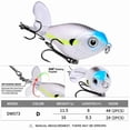 thumbnail image 4 of Señuelo de Pesca Superficie Whopper Popper Flotante Wobbler, Cebo Duro Artificial con Hélice, Lucio 16 G C, 4 of 9