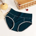 thumbnail image 2 of yunLCZ Women's Cotton Underwear High Waist Women's Cotton Underwear High Waist Elastic Briefs Soft Underwear Breathable Women's Underwear Stretch Cool Underwear for Women, 2 of 3